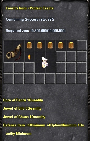 Horn of Fenrir +Protect