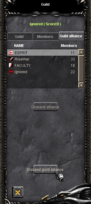 Alliance Disband