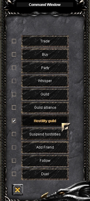 Menu Hostility